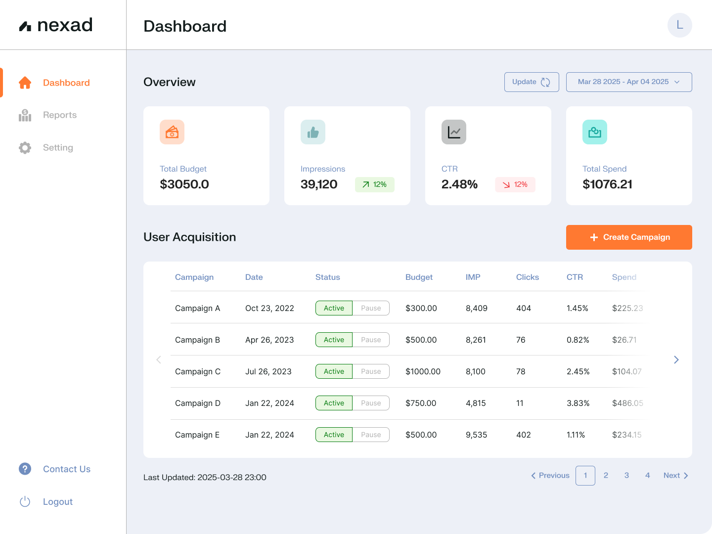 Dashboard